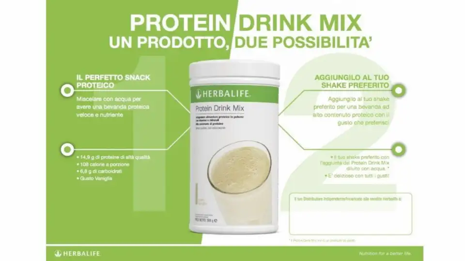 Herbalife Protein Drink Mix Vegan